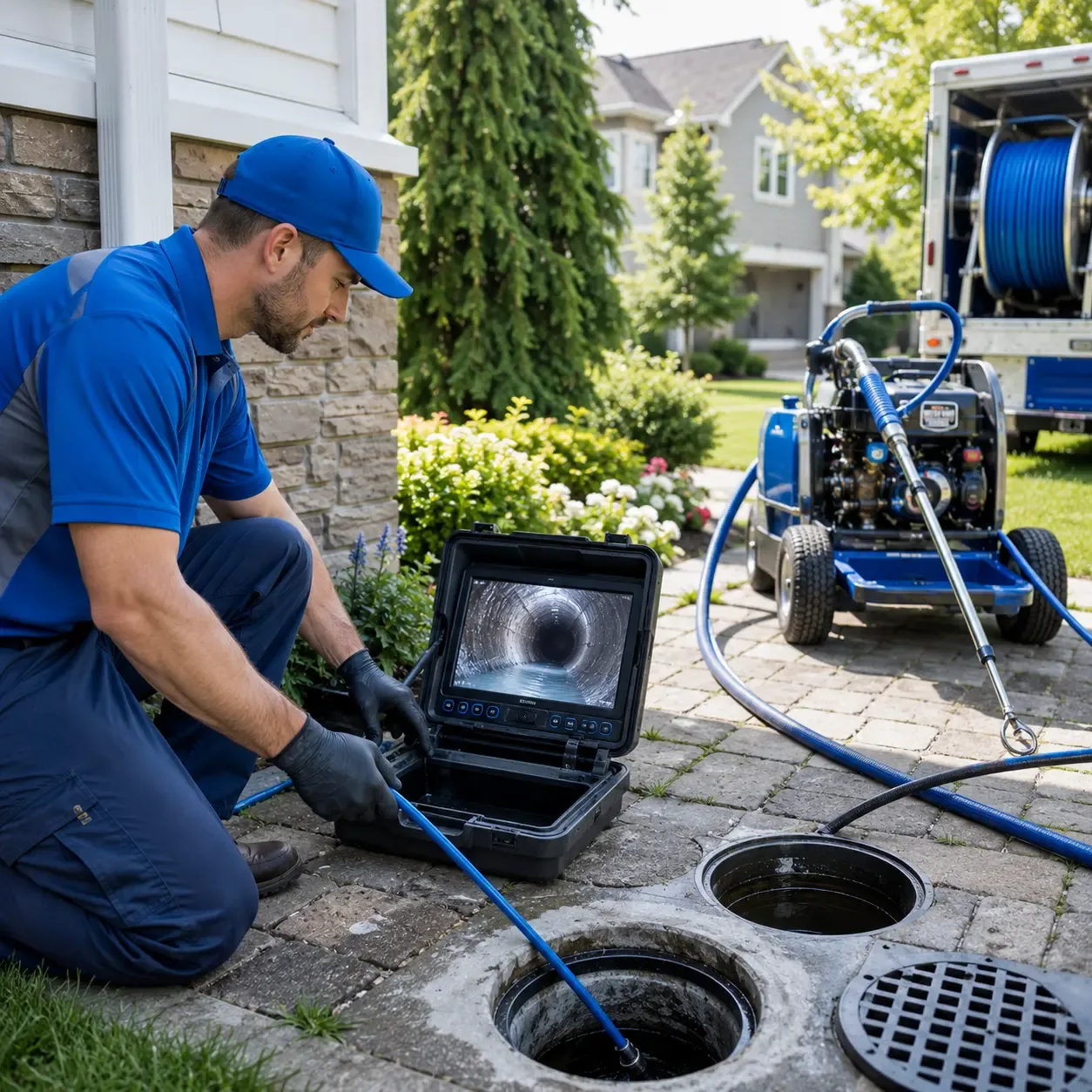 Outdoor drain cleaning professionals serving Leeds, MA