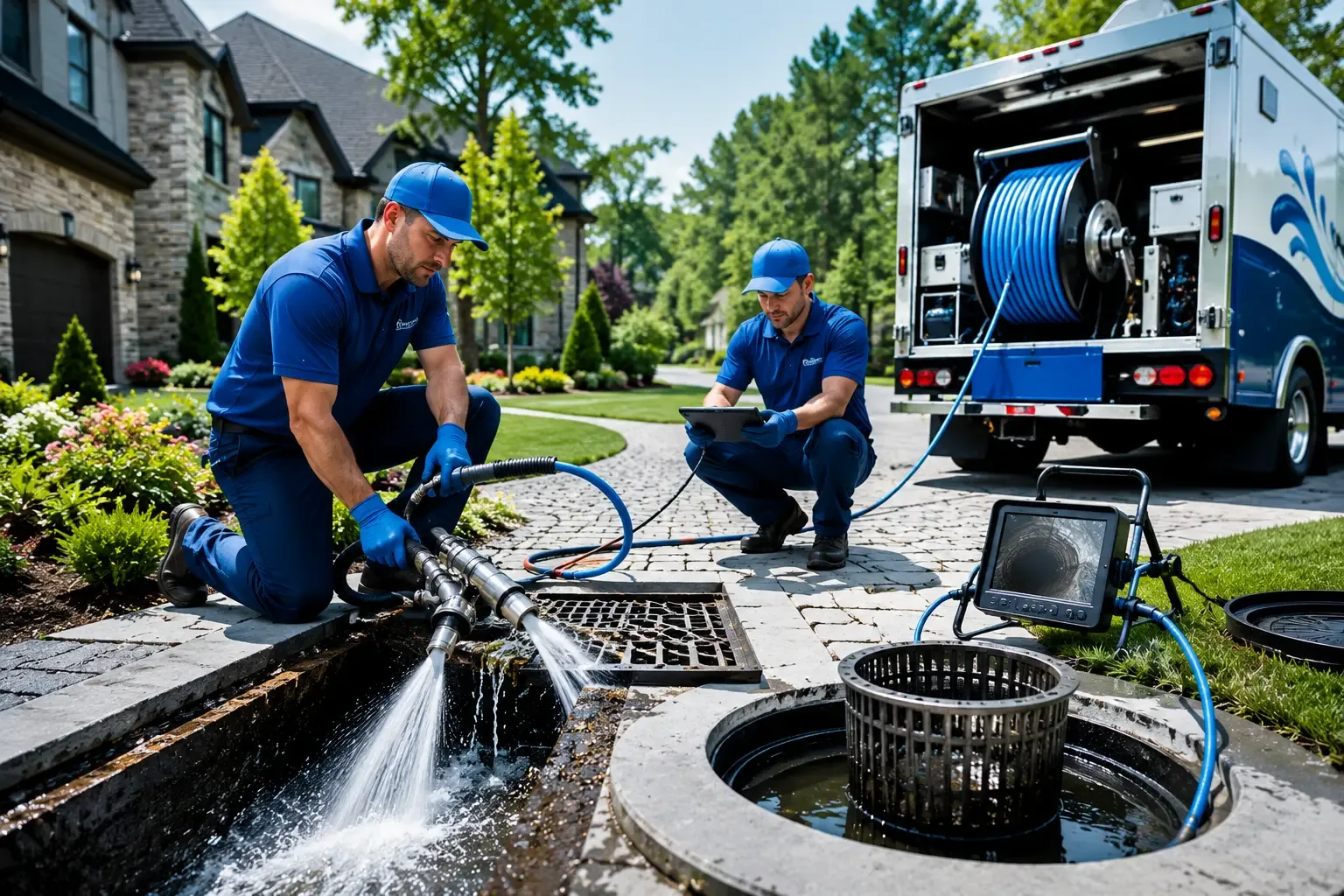 Local outdoor drain cleaning professionals in Leeds, MA